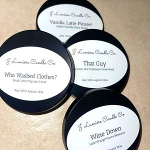 Elegant Candle's 8oz. 4 Radiant Scents